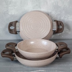 Gülsan Safran Granit 3 Parça Sahan Set 