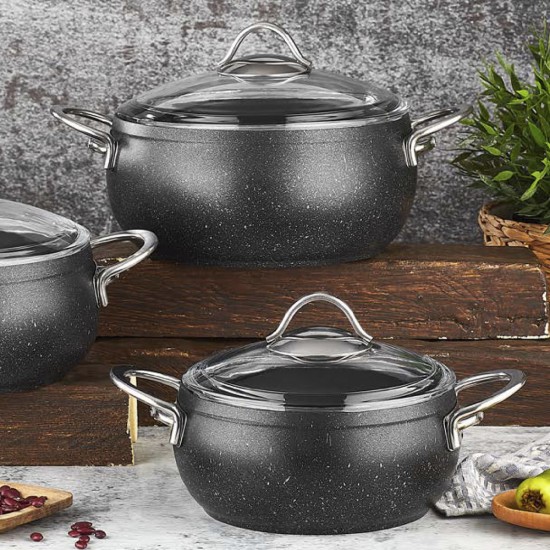 Gülsan Çise 6 Parça Granit Güveç Set