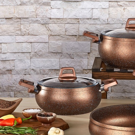 Gülsan Sanem 7 Parça Granit Set