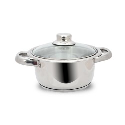 Gülsan 14 cm Güveç Cam Kapaklı Tencere