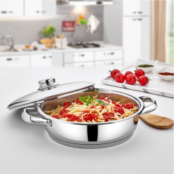 Gülsan Mega 28 cm Basık Çelik Tencere