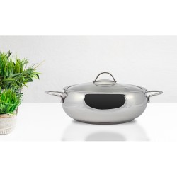 Gülsan Küre İnox 28 cm Basık Tencere