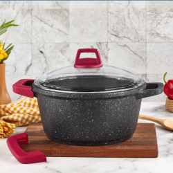 Gülsan GLS 7 Parça Granit Döküm Tencere Seti