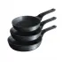 Polenta 3 Parça Granit Döküm Tava Set