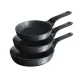 Polenta 3 Parça Granit Döküm Tava Set