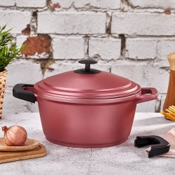 Gülsan Rose Granit Döküm Tencere