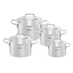 Tefal Duetto 8 Parça Çelik Tencere Seti