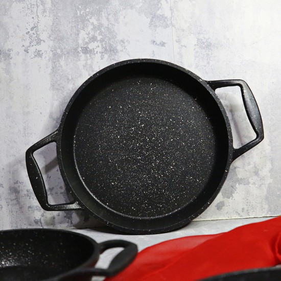 Khor Granit Döküm 3 Parça Sahan Seti